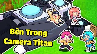 HIHA VÀ YUMMIE GIẢI CỨU TITAN CAMERA BẰNG CÁCH CHUI VÀO BÊN TRONG*YUMMIE MINECRAFT TITAN CAMERA 