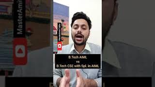 B.Tech AIML vs B.Tech CSE (AIML)  #CareerCoaching  #careercounseling  #computerscience