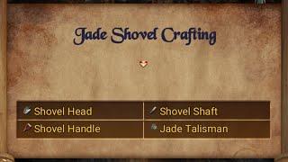 Jade shovel Crafting(Shovel Head, Shovel Shaft, Shovel Handle,Jade Talisman),Treasure of Nadia