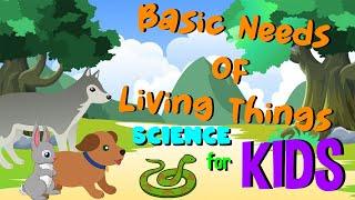 Basic Needs of Living Things | Science for Kids