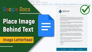  How to Insert Image Letterhead in Google Docs | 2025