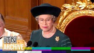 1992: Queen Elizabeth II's Famous "Annus Horribilis" Speech