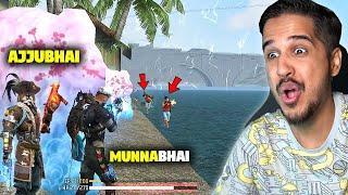 CAN MUNNABHAI SAVE BOOYAH? AJJUBHAI OP GAMEPLAY WITH @DesiGamers_ - FREE FIRE HIGHLIGHTS