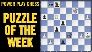 Chess puzzle of the week - White to play | Madaminov vs Najer | World Rapid Championship 2023