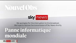 Panne informatique mondiale chez Microsoft : la chaîne de télévision Sky News affectée