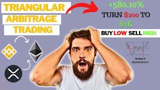 I Made Triangular Arbitrage So Easy On Binance - Turn $200 to $2K SECRET STRATEGY