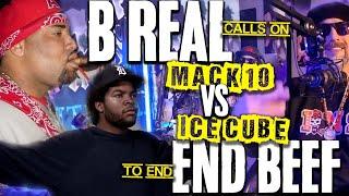 Mr. Criminal On Air Live! B real calls on Ice Cube and Mack 10 to end beef.