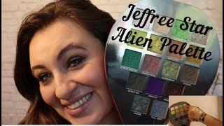 Testing Jeffree Star Alien Palette / First Impression and easy look makeup | Lora MakeupNails.