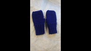 how to crochet Fingerless Gloves for Toddlers