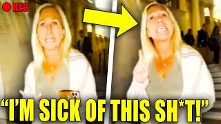 Marjorie Greene Caught On Video LOSING IT BAD on Capitol Grounds!