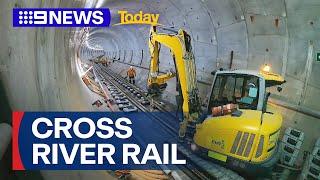 Queensland Cross River rail blowout | 9 News Australia