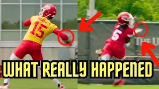 Marquise Hollywood Brown NASTY Catch From Patrick Mahomes At Kansas City Chiefs Minicamp OTAs