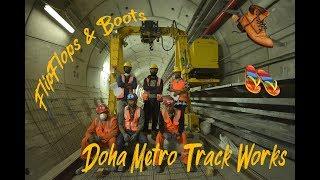 Qatar Rail. Doha Metro. Building the Metro 2 - Track works