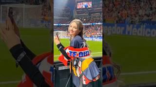 Lovely Elina Karimova On Football Stadium ️