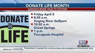 Singing River Health System raising awareness for organ donation