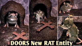 Roblox DOORS : New ENTITY RAT | Doors The Content Update New Entities