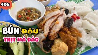 Bún Đậu Thịt Má Đào Giòn Thơm Chỉ 40K Ăn Tẹt Ga