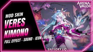 [Cập Nhật 11/9] Mod Skin Veres Kimono Mới Nhất Sau Update 5/9 - Wang Mod Skin