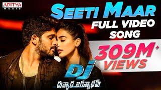 SEETI MAAR Full Video Song || DJ Duvvada Jagannadham || AlluArjun DSP Hits || Party Songs Telugu