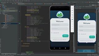 Create beautiful login screen|Android Studio Tutorial|Android Apps|Login Screen #1
