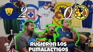 “Los Pumas Rugen en CU” Reacciones Pumas vs America copa por mexico 2022️