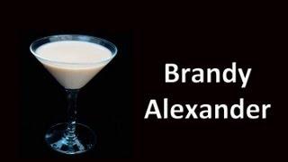 Brandy Alexander Cocktail Drink Recipe