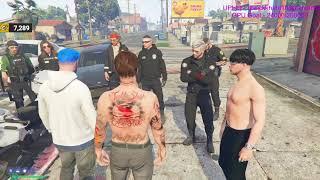 Ballas vs Pd ? ll magdump initiation ? ll soulcity by echo rp highlights gta v ll