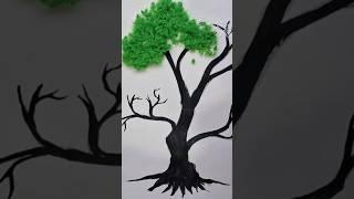 Amazing tree making #shorts #youtubeshorts #craft