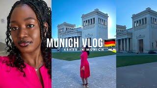 Munich travel vlog |attended a Nigerian wedding in Germany | Königsplatz tour | my weekend in munich