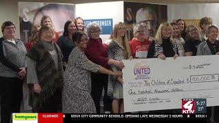 Women United of Siouxland donates $100,000 to 11 Siouxland non-profits