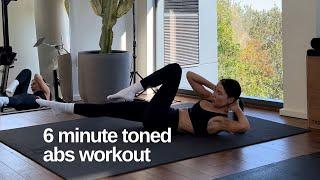 6 MINUTE AB WORKOUT (no equipment) // alay bowker