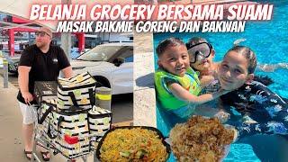 BELANJA MINGGUAN BERSAMA SUAMI | MASAK BAKMIE GORENG DAN BAKWAN