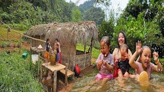 180 Days - Life of a 23 Year Old Single Mother, Building water troughs, Harvesting & Gardening