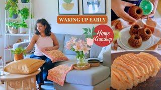 Waking up Early | Beginner Baking TIPS, Husband’s Lunch Box, No Maida Bread, 2 min Plant Care Ideas