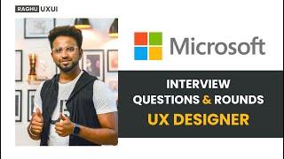 Microsoft Interview Questions and Process - UIUX Design | TIPS to crack Microsoft Interview rounds