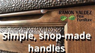 Beautiful, yet simple shop-made handles