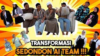 TRANSFORMASI SEDONDON PASANGAN AI TEAM !!! KANDA MIMI BUAT LAW4K…