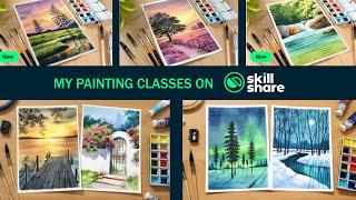 My Watercolor Painting Classes on Skillshare
