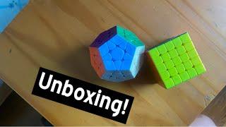 Dayan megaminx V2M, ZhiChuang Mini 5x5 unboxing!