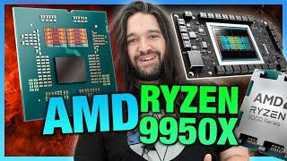 AMD Announces Ryzen 9950X, 9900X, 9700X, & 9600X Zen 5 CPUs, Extends AM5 Life, & AI CPUs