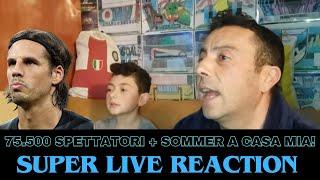 INTER - JUVE 1 A 0 - LIVE REACTION SUPER - SUL DIVANO IO STE E SOMMER AHAHAHHAH! LEZIONE DI CALCIO!!