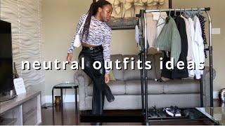 NEUTRAL OUTFITS IDEAS / 7 simple and neutral fits