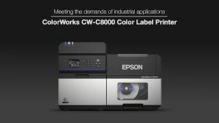 ColorWorks® CW-C8000 Color Inkjet Label Printer | Product Tour