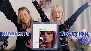 MIDNIGHTS ALBUM REACTION - Taylor Swift