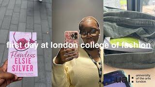 first day at london college of fashion