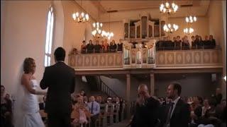 Hochzeitsüberraschung mit Chor wie im Film Tatsächlich Liebe (love actually wedding surprise)