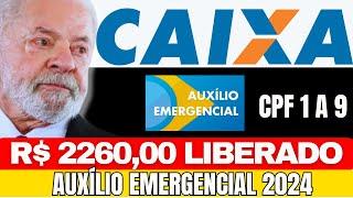 CAIXA ECONÔMICA LIBEROU SAQUE EMERGENCIAL DE R$2260,00 PARA CPF 1,5,3,4,7,9,8 e mais - NOVDADE 2025