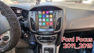 Ford Focus 2011_2019 Android Radio Rückfahrkamera تركيب شاشة اندرويد مع كاميرا خلفية فورد فوكس