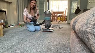 Vacuuming With My Upright Vacuum Crevice Tool and Hose Vacuuming