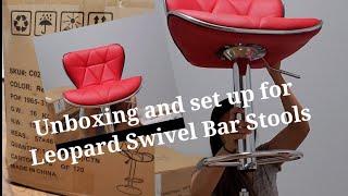 How to assembly the adjustable Swivel Bar Stools |Amazon